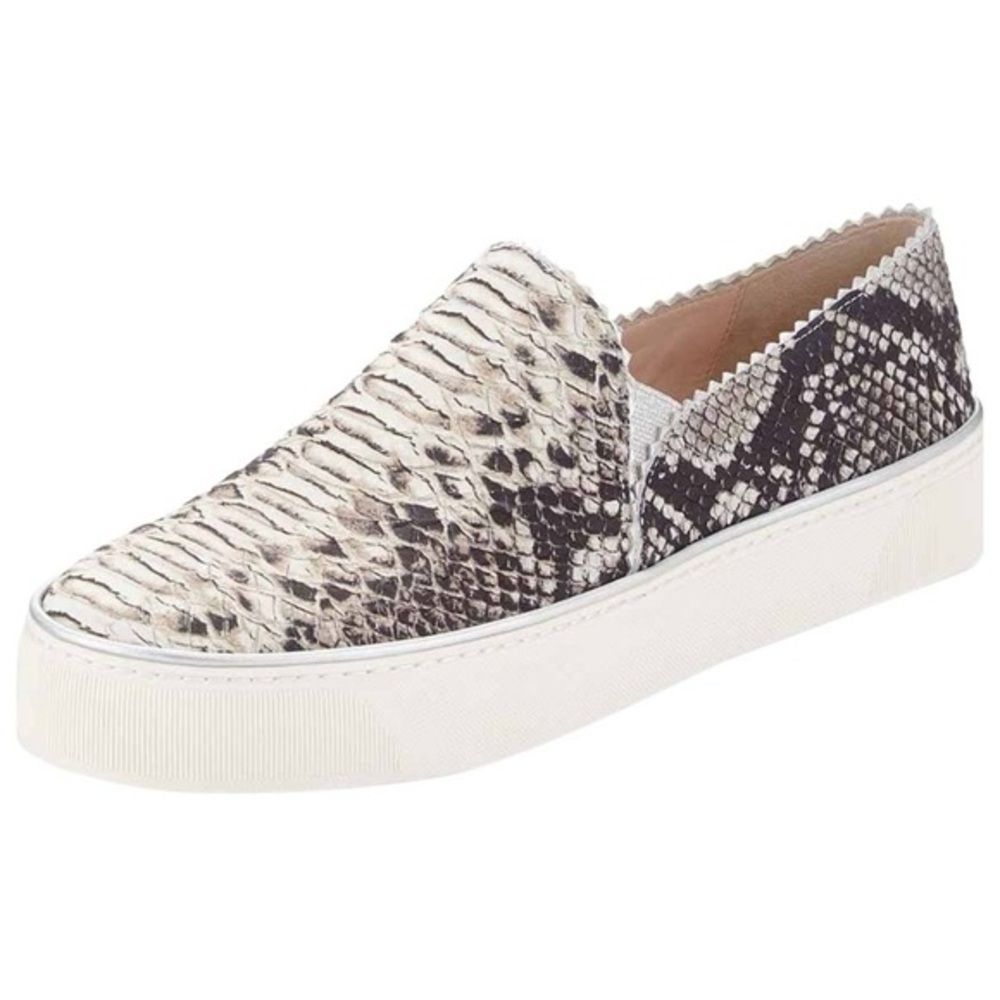 STUART WEITZMAN Nuggets Snake Print Slip On Sneaker